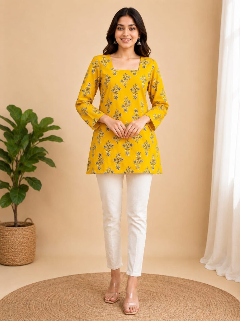 Jaipuri Short Cotton Kurti whatsapp image 2026 10 16 at 2.26.45 pm